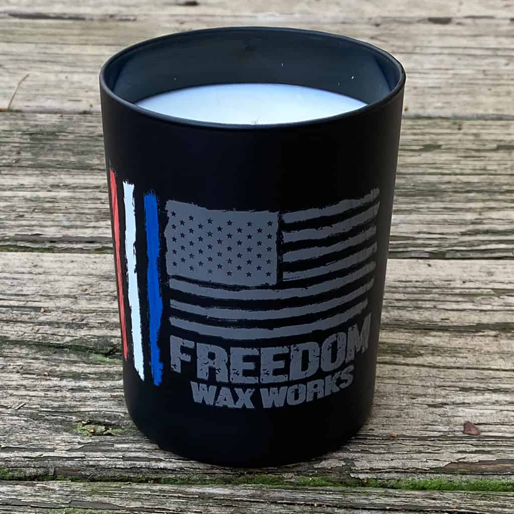 Matte Black Jar Freedom Wax Works